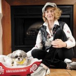 SNP photo by Jeffry Konczal - Worthington-area resident Paulette Gustafson, who took advantage of a therapy dog while recovering from cancer, has trained her own therapy dog, Gabriel, to help others in the community.
